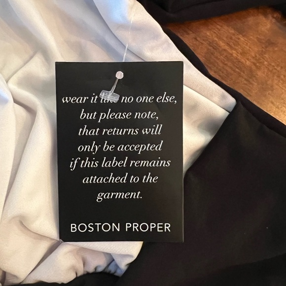 Boston Proper Ruched Colorblock Maxi Dress Size S - Picture 7 of 8